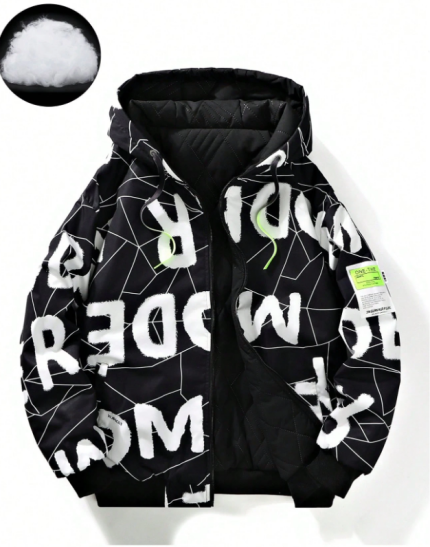 پالتو ضخیم زنانه دو­طرفه (Reversible) با کلاه در هر دو طرف